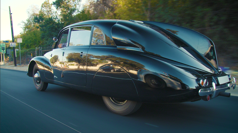 There’s our camera car in the reflection. Photo: Alex Lau